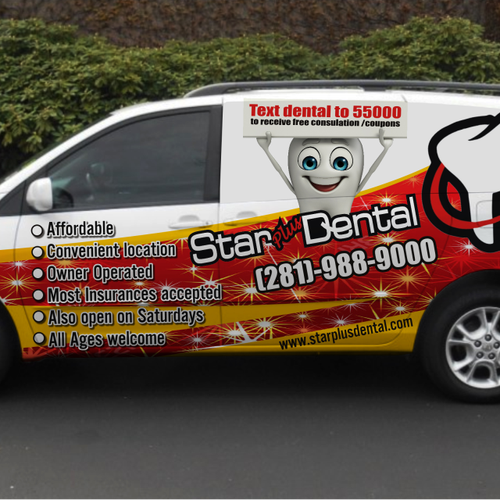  CAR wrap design for Dental office Design by TANSA ART