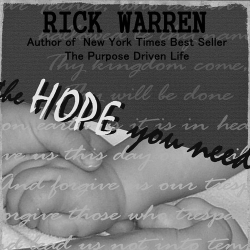 Design Rick Warren's New Book Cover Diseño de stacy greener