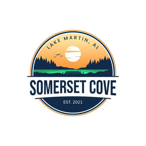 Design di Lake Marina Logo di Rav Astra