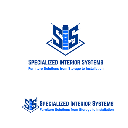 We need a powerful yet elegant and simple logo for our business interior solutions company. Design by lanmorys