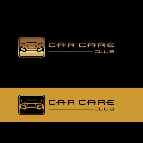 Logo for a car care club. a club to gather premium cars