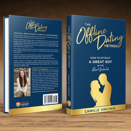 Design di Book Cover for The Offline Dating Method Needed di Klassic Designs