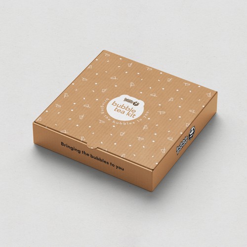 Ecommerce Packaging for a bubble tea making kit Design by KeyzStudio®