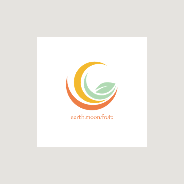 Moon shaped logo for a bath tea company.