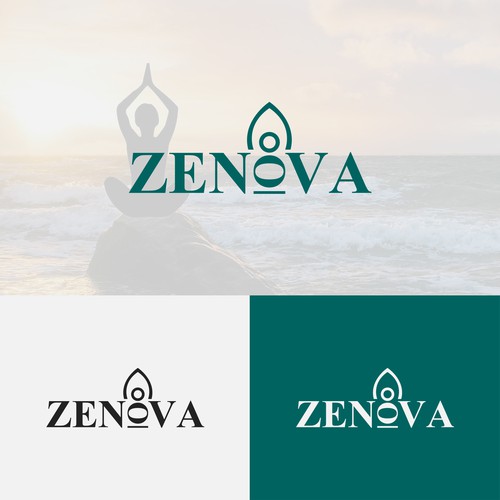 Zenova Logo: Revolutionary suite of health and wellness mobile apps Diseño de Abuzar_Studio™