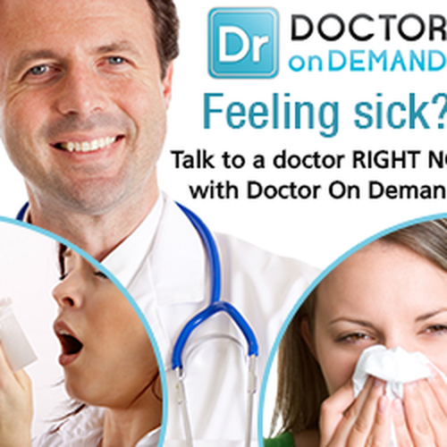 New banner ad wanted for Doctor On Demand Design by luckystarss