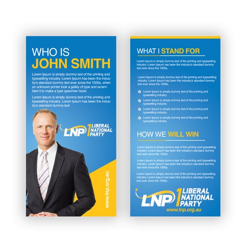 Political Candidate Brochure Réalisé par shabiha2ky