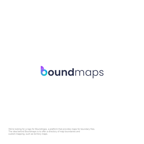 Simple and clean logo for a B2B mapping app Design by BAEYBAEツ