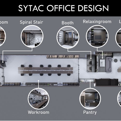 Office design for software development company Design by Muzaena