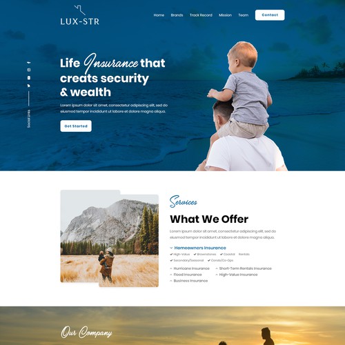 WordPress theme design contest entry by Webenix Solutions