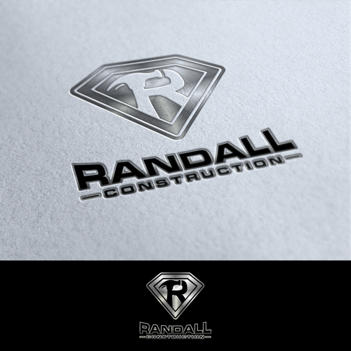 Create a wicked cool construction logo for Randall Construction Logo