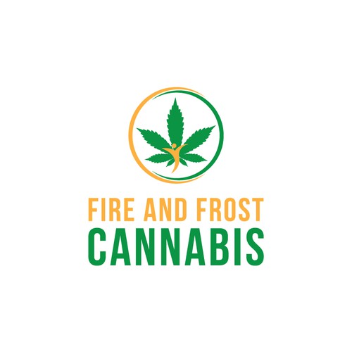 Fresh "Hipster Feel" Logo Design for Fire and Frost Cannabis Logo