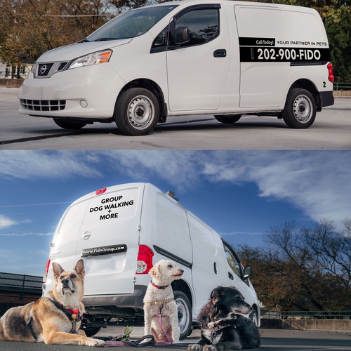 Sleek & simple van wrapping images for Google My Business Design by Iryna S