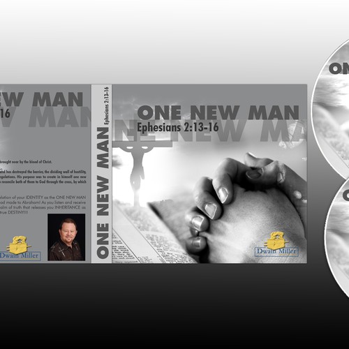 Create the next print or packaging design for Dwain Miller Ministries