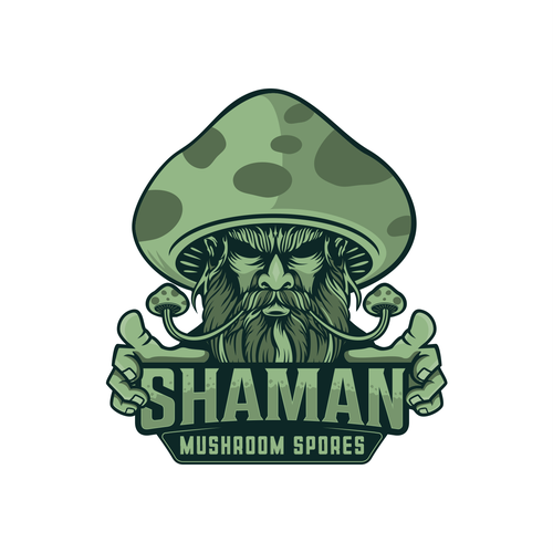 Magic mushroom spore logo for e-commerce business Design by VOLVE