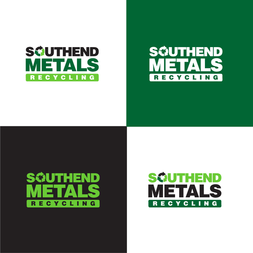 Metal Recycling Center Logo Design by GBstudio