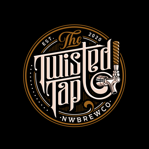 Tap house logo rebrand Diseño de guinandra