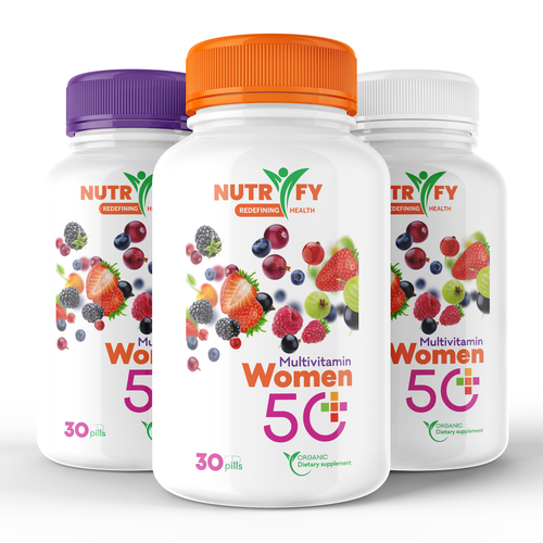 Design Design a premium packaging for Multivitamin for women 50+ brand for Nigerian Consumers di GFX™