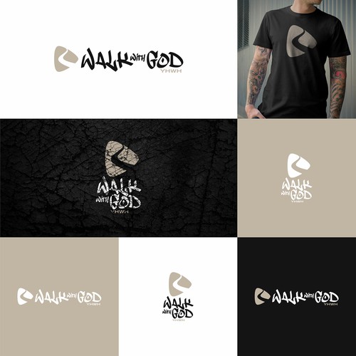 Walk With God Minimalist Luxury Logo for a Modern Faith & Fashion Brand Design by Alexander Ryashin