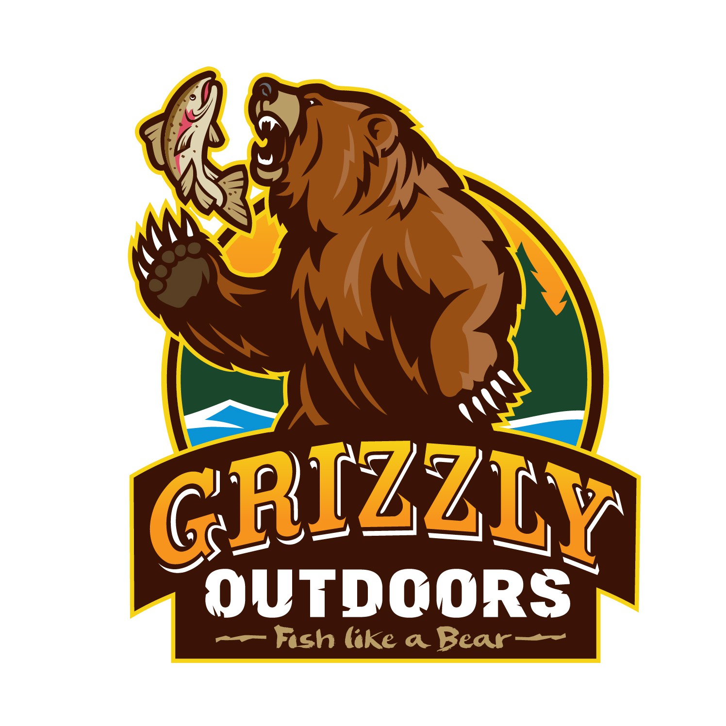 Grizzly Logos - Free Grizzly Logo Ideas, Design & Templates