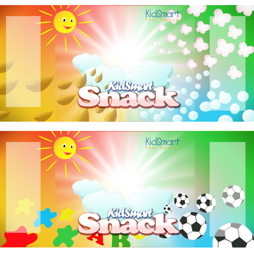 Kids Snack Food Packaging Design by T-dy