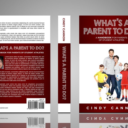 Book Cover for:   'What's A Parent To Do?"  The Handbook for Parents of Young Athletes Design by Chris Arrow