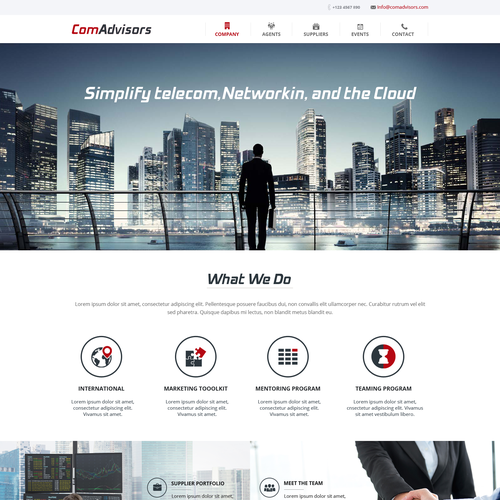 Designs | Sample | Web page design contest