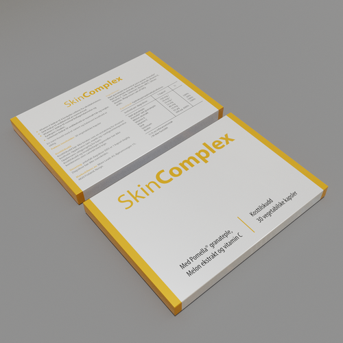 Box design for a advanced skin care supplement Design by i•d•a•d