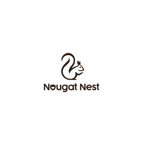 Simple yet elegant Squirrel design Diseño de Greycell design