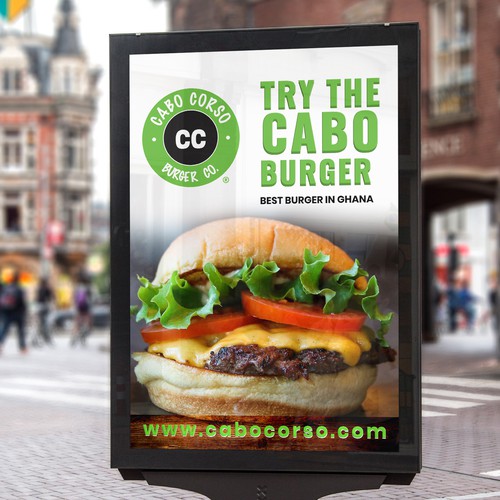 Billboard for Burger Company Design by ☑️ ABDUL HAKIM ✌