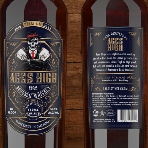 Diseño de Luxury Whiskey  New Label de ANGRYCAT™