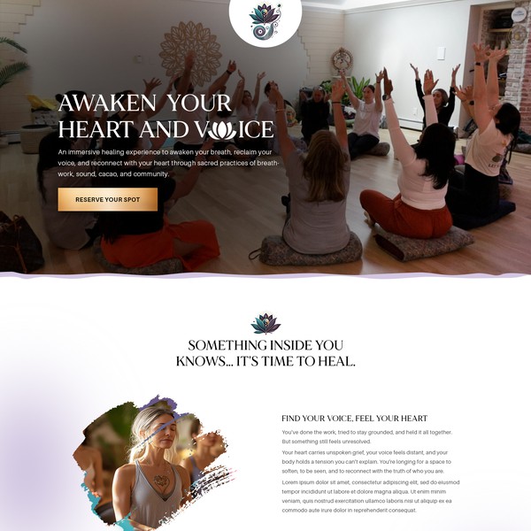 Modern & User-Friendly Web Page Design