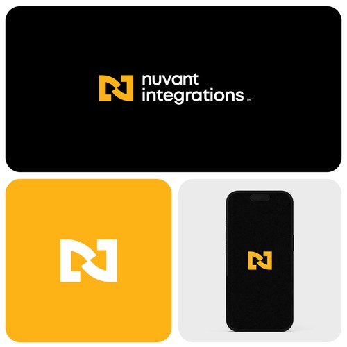 Logo Design for Nuvant Integrations — Modern Architectural Systems Brand Design by Shorttox™