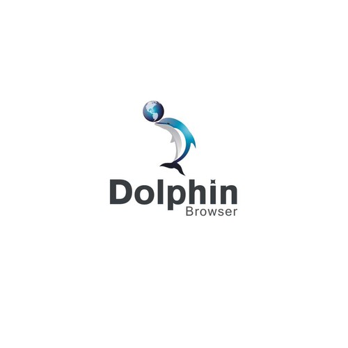 New logo for Dolphin Browser Réalisé par miracle arts