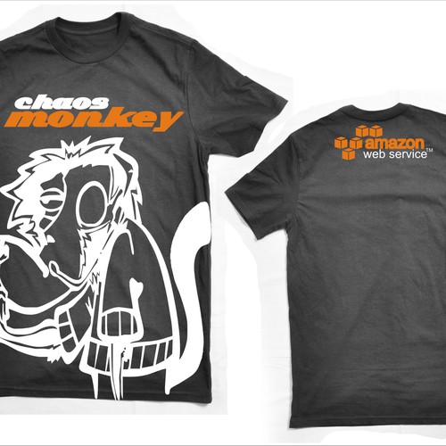 Design the Chaos Monkey T-Shirt Design by reeandra