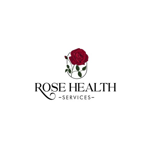 Design a classic and elegant rose logo for a health business Design by Betula♥️