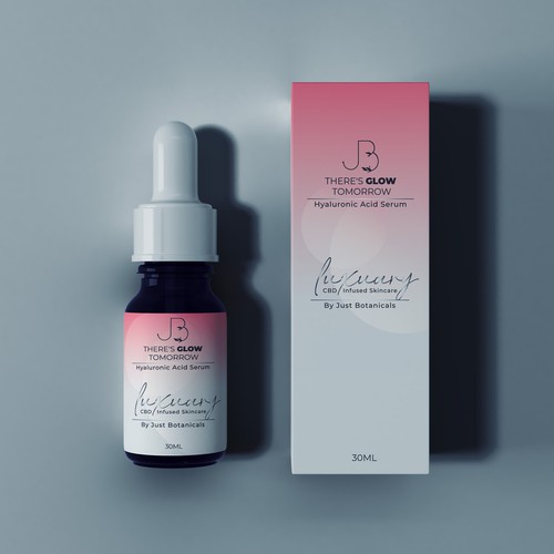 Luxury Label for CBD infused Hyaluronic Acid Serum Design por graphicdesigner099