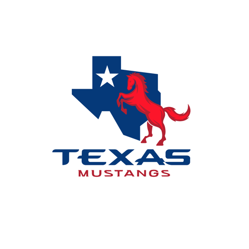 Diseño de Texas Mustangs de rulasic