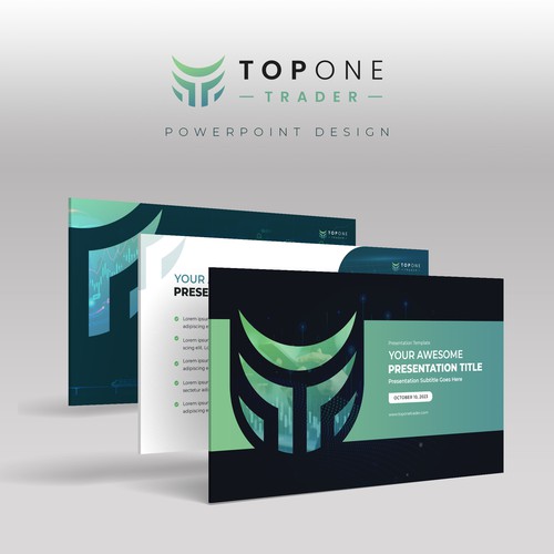 PowerPoint Template for New Forex Trading Firm Design by Design Core ♥