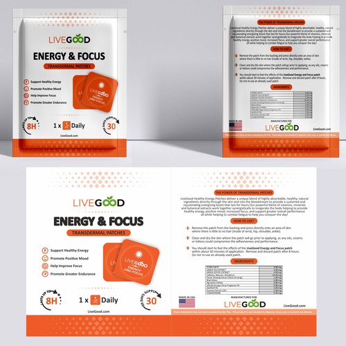 Design NEW - ***GUARANTEED PRIZE*** Envelope Design for Nutritional Supplement por DDLINES