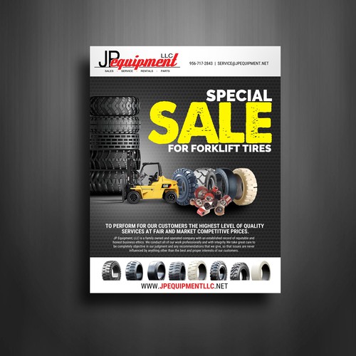 Create Professional Industrial Fliers For JP equipment, LLC Postcard, flyer or print contest