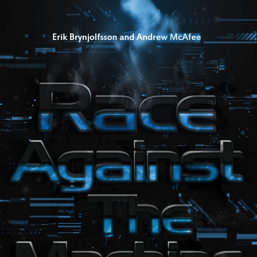 Create a cover for the book "Race Against the Machine" デザイン by 1ONE MEDIA