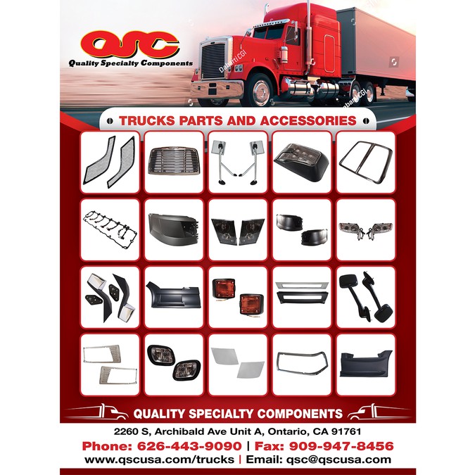 Ontario Truck Parts >> Qsc Truck Parts Poster Poster Contest Ontario Truck Parts >> Qsc Truck Parts Poster Poster Contest