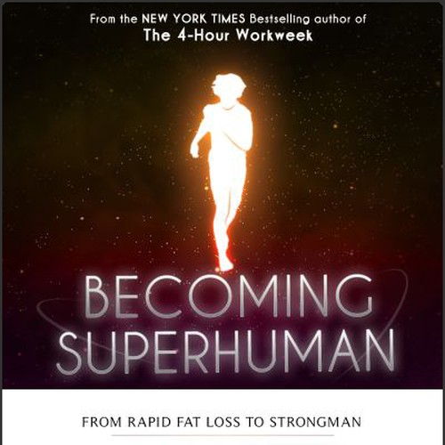 "Becoming Superhuman" Book Cover Diseño de Den Usenko