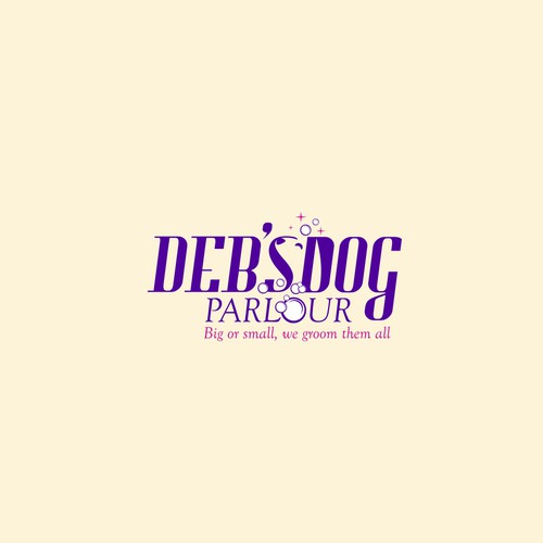 clean, fun lines incorporating dogs for grooming Design by Nelli Designer