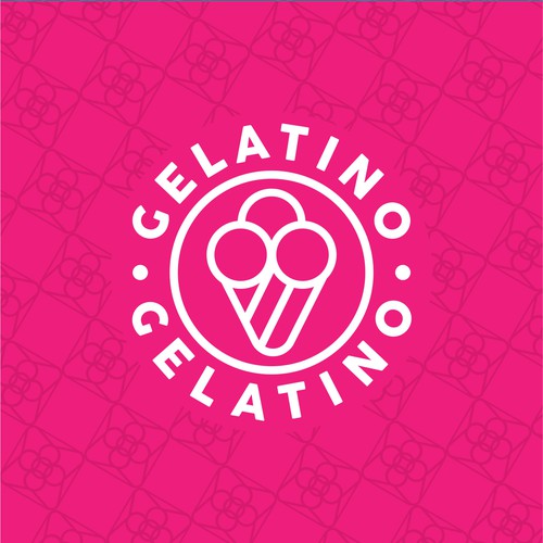 rocketstudioさんのWe need a creative interesting logo for gelato shop "Gelatino"デザイン