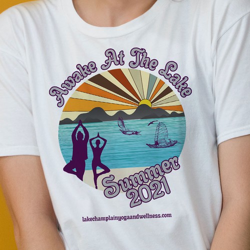 Vintage Yoga T Shirt Design 7852567 Vector Art at Vecteezy