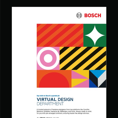 Flyer design for BOSCH; progressive service offering Design by Muhammad Shahrooz