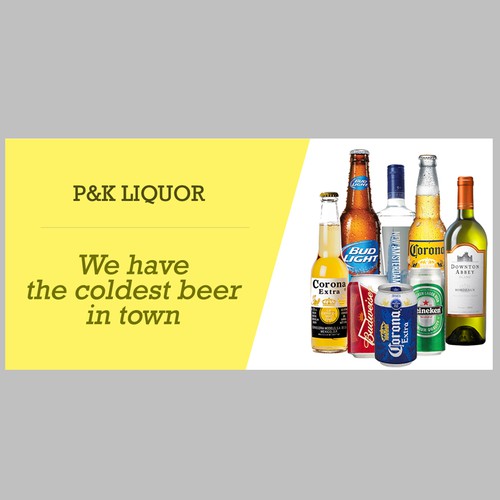 Facebook page for liquor and convenience store Facebook cover contest