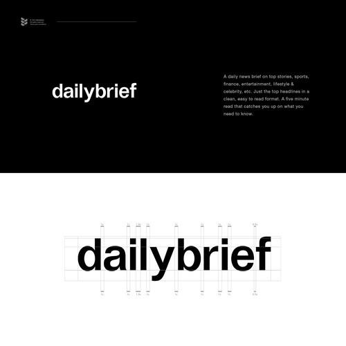 Design a clean, simple logo for a daily newsletter:  dailybrief Design von Snhkri™